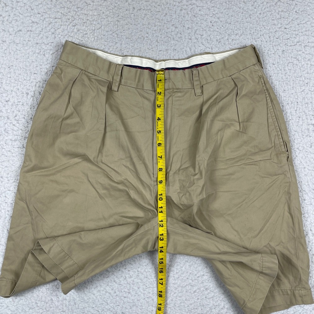 Polo Ralph Lauren Golf Shorts Mens 34 Khaki Pleated Fairway Cotton Preppy - Picture 4 of 11